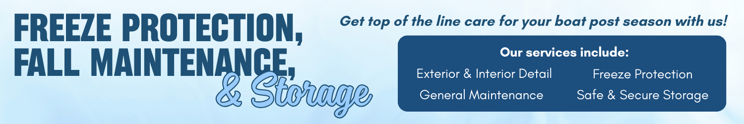 Winterization in River Valley Marine